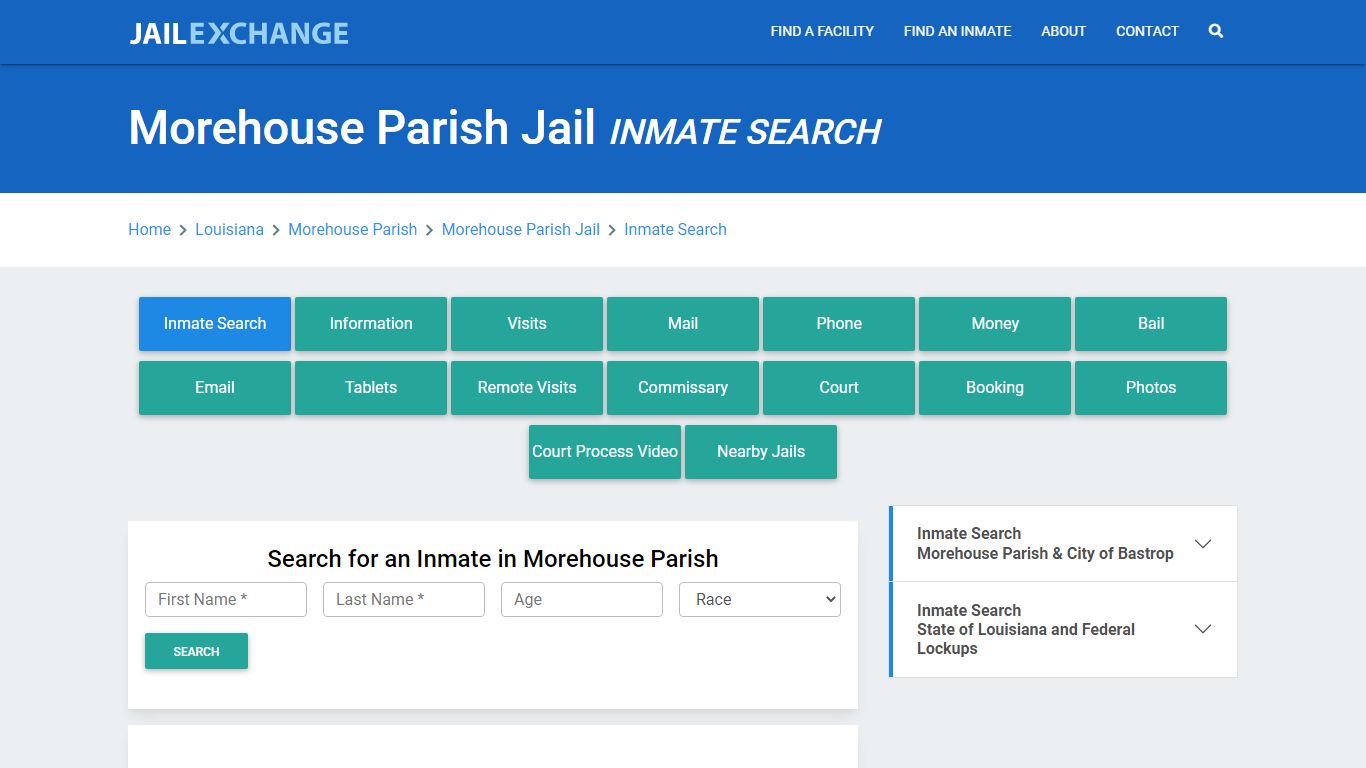 Morehouse Parish Jail, LA Inmate Search: Roster & Mugshots